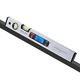 Neigungsmesser, RISEPRO Digitale Neigungsmesser Winkel Finder Gauge Spirit Level aufrecht Magnet 360...