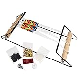 The Beadsmith Extra breites Metallperlen-Webstuhl-Set, enthält extra breiten Webstuhl (36,8 x 15,2...