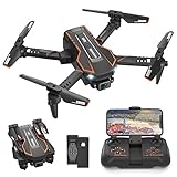 Drohne mit Kamera HD 720P für Kinder, RC Drone Quadcopter mit FPV WiFi Übertragung, Kopflos Modus,...