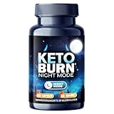 KETO BURN® Night Mode Kapseln mit 0,5 mg Melatonin & Cholin - Abnehmen & Stoffwechsel Rezeptur...