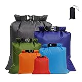 wasserdichte Tasche 6 Stück Packsack Tasche Wasserdicht Trockenbeutel Trockensack Trockentasche...