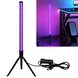 Schwarzlicht Röhre,Stehende Schwarzlichtlampe 41cm Höhe 10W 395-405nm Schwarzlichtlampe...