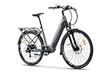 Moma Bikes Elektrische Citybike EBIKE-28 PRO ', Alu. SHIMANO 7 Geschwindigkeiten & hydraulische...