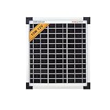 Enjoysolar Mono 10W 12V Monokristallines Solarpanel Solarmodul Photovoltaikmodul ideal für...
