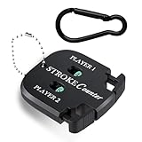 Mirrwin Golf Ergebnis Zähler, Golf Zähler für 2 Players Ergebnis Indikator mit Schlüsselkette...