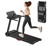 Kdtoll Laufband für Zuhause Klappbar 12km/h, Walking Pad mit 15% Steigung, 12 Trainingsprogrammen &...
