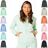 Light & Shade LSLSWT005 Super Soft Touch Loungewear Kapuzen-Sweatshirt-Oberteil für Damen,...