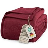 LAYNENBURG Premium Baumwolldecke 220x240 cm - Oeko-TEX 100 - Baumwollmix Kuscheldecke - Decke als...