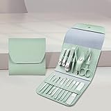 AKOFIC Maniküre Set, 16 Teiliges Professionelles Nagelknipser Pediküre Kit, Edelstahl Nagelschere...