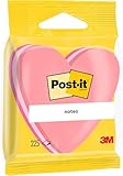 Post-it 2007H Haftnotiz Würfel Stanzformen, 70 x 70 mm, Herz, dreifarbig, 225 Blatt -weiteren...