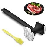 Gowkeey Fleischklopfer, Fleischhammer, Doppelseitiger Fleischklopfer, Meat Tenderizer,...