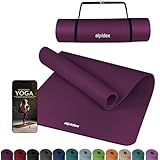 ALPIDEX Yogamatte Extra Dick 1,5 cm Gymnastikmatte 3 Größen E-Book rutschfest Phthalatfrei Fitness...