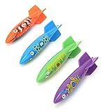 equlup 4Pcs Taucher Pool Tauchen Spielzeug Set Tauchen Torpedos Set Torpedo Bandits Tauchen...