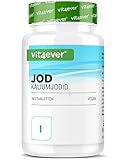vit4ever Jod 400 µg - 365 Tabletten aus Kaliumjodid - Kalium Jodid für 1 Jahresvorrat - Ohne...
