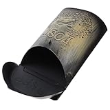 Alipis Vintage Briefkasten aus Eisen Wandmontiert Außenbriefkasten mit Großem Fassungsvermögen...