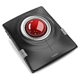 Nulea Wireless Trackball Maus, Ergonomischer 55mm Trackball, Einstellbarer DPI für Präzise...
