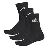 adidas Cush Crew Socks Socken 3er Pack (40-42, black)