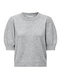 ONLY Damen Onlrica Life 2/4 Pullover KNT Noos Strickpullover 15318551 ,Light Grey Melange ,L