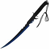 G8DS® Machete 'Blueline' Einhandmesser inkl. Etui blaue Schneide Outdoor Hackmesser Camping