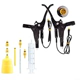 Hydraulischer Bremshebel-Paar mit wichtigen Werkzeugen für die Installation an...