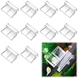 Tokaneit Glasabdeckungs Clips für Aquarien,Acryl Aquarium Glasabdeckung Halter,Universale...