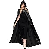 Myir Unisex Umhang mit Kapuze, Halloween Umhang für Erwachsene Cosplay Vampir Kostüm Halloween...