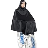 Gerhannery Fahrrad Regenponcho, Regencape Fahrrad Mit Kapuze, Wasserdichter Radfahren Regen Poncho...