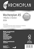 Chronoplan 50236 Kalendereinlage 2026 (Wochenplan A5 (148x210mm) Ersatzkalendarium für...