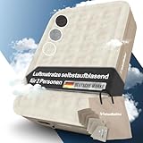Heimfleiss® Luftbett 2 Personen | Premium Aufblasbare Matratze 150x200 cm | Luftmatratze...