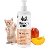 Buddycare Pfirsich-Katzenshampoo – Tiefenreinigendes Shampoo für Katzen – fruchtig duftend –...
