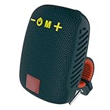 Fahrrad Bluetooth Lautsprecher, Kabelloser Lenkerlautsprecher mit FM Radio, Unterstützt Kopplung,...