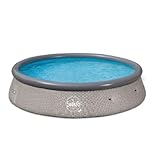HAF® Swing Quick Up Pool in grau mit den Maßen 366 x 91 cm | ca. 6.700 Liter Wasserkapazität |...