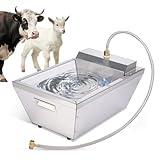 Automatische Tierwassertruge,13 Liter Automatische Pferdewassertruge Mit Float...