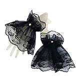 Sommer-Sonnenschutzhandschuhe for Damen, Halloween, Gothic, schwarze Spitze, Handgelenkmanschetten,...