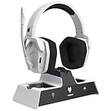 NUBWO G06 Pro Wireless Gaming Headset mit Ladestation für Headset und PS5 Controller, 17ms Niedrige...