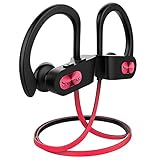 Bluetooth Kopfhörer, Kopfhörer Sport In Ear mit 16 Stunden Spielzeit/ IPX7 Wasserdicht/Bass Stereo...
