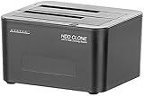 Xystec Festplattendock: USB-3.0-Dockingstation für SATA-Festplatten & -SSDs, mit Klon-Funktion...