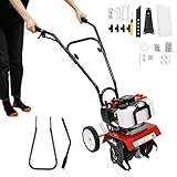 TouSuaRSi Zweitakt Gartenfräse Elektro-Bodenhacke Motorhacke Benzin Gartenhacke Hacke Garten...