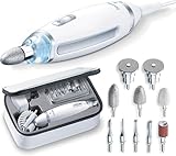 Beurer MP 62 Maniküre-/ Pediküre-Set, elektrische Nagelfeile mit 10 hochwertigen...