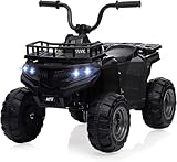 Elektro Quad, 12V Für Kinder Ab 2-5 Jahren, Elektrische ATV Mit LED-Lichtern, Musik Stoßfestem,...