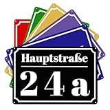 Hausnummer mit Straßennamen Strassenschild Personalisiert mit Hausnummer Groß Kundenspezifische...