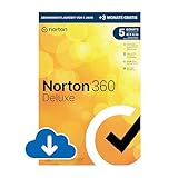 Norton 360 Deluxe 2024, 5 Geräte, Antivirus, Secure VPN, Passwort-Manager, 15-Monate-Abonnement,...