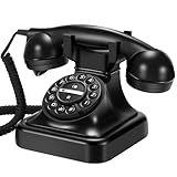 SueaLe Vintage Design Corded Festnetzhilfe Telefon Automatische Redial Funktionalität Plugs In...