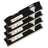 DDR3 32GB Kit (8GBx4) Desktop RAM 1600MHz PC3-12800 UDIMM Non-ECC Unbuffered 1.5V 2Rx8 Dual Rank 240...
