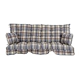 PATIO Hollywoodschaukel Auflage 175x50 cm Ravenna Sitzpolster mit Rückenlehne für Gartenbank...