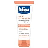 Mixa Shea Ultra Soft Hand & Nagelcreme - pflegender Handbalsam für trockene, rissige und raue...