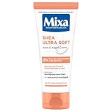 Mixa Shea Ultra Soft Hand & Nagelcreme - pflegender Handbalsam für trockene, rissige und raue...