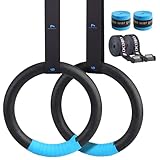 MOCOBO Turnringe Gym Rings, ABS Gymnastikringe, Indoor Outdoor rutschfeste, Trainingsringe, Riemen...