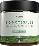 Fehn Bio Moossalbe gegen Falten | Anti Falten Creme Mooscreme | Anti Aging Salbe | 1% Hyaluron, 4%...