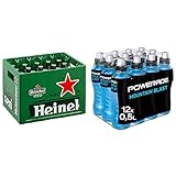 Heineken Premium Pils Flaschenbier, MEHRWEG (20 x 0.4 l) im Kasten & Powerade Sports Mountain Blast,...